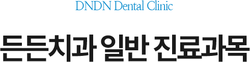 든든치과 일반 진료과목